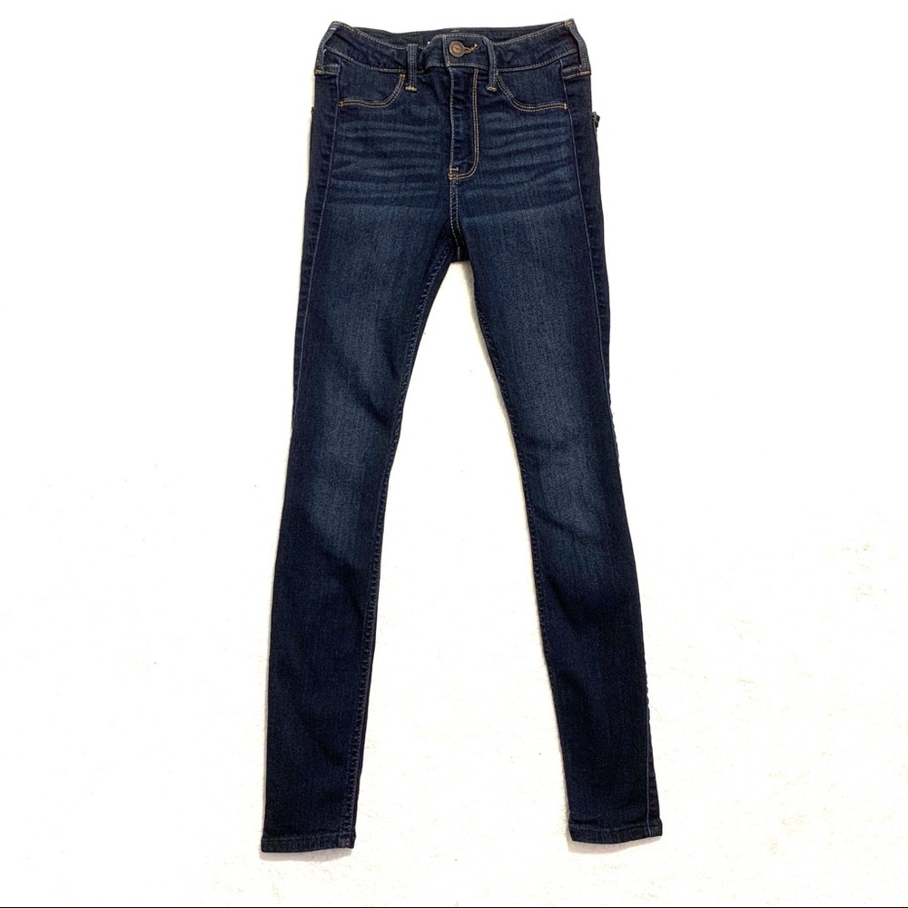 Hollister | Dark Wash High-Rise Jegging, 00 Short